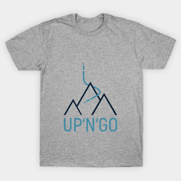 Up and go T-Shirt by cat_in_slippers